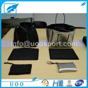 UOO Perforated Neoprene Punch Tote Bag (1) UOO Perforated Neoprene Punch Tote Bag (1)