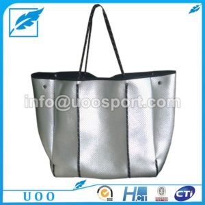 UOO metallic neoprene tote bag (1) UOO metallic neoprene tote bag (1)