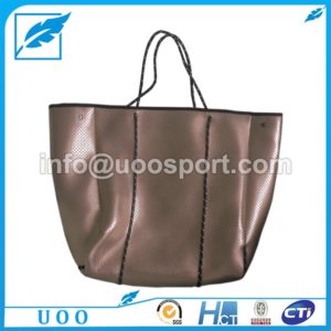 UOO metallic neoprene tote beach bag (2) UOO metallic neoprene tote beach bag (2)