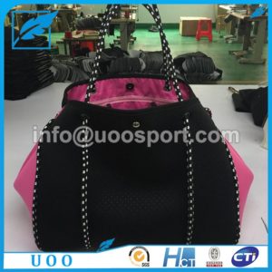 UOO perforated neoprene shopping tote bag (4) UOO perforated neoprene shopping tote bag (4)