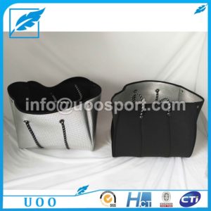 UOO perforated punch neoprene tote bag with sailing rope (1) UOO perforated punch neoprene tote bag with sailing rope (1)