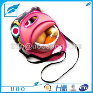 UOO Customized Printing Neoprene Lunch Bag with Belt (4)