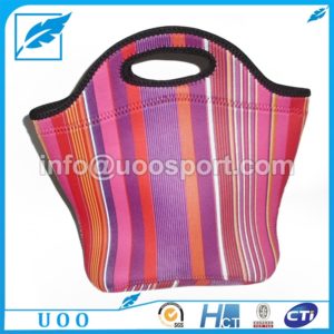 UOO Fashion colorful Insulated neoprene Cooler Bag for Lunch (2)
