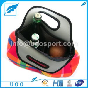 UOO Fashion colorful neoprene lunch tote bag for adult (4)