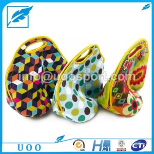 UOO Neoprene lunch cooler bag with drink holder (1)