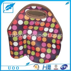 UOO Neoprene lunch cooler bag with drink holder (2)