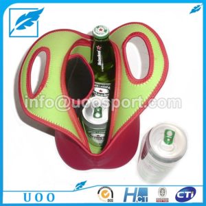 UOO Neoprene lunch cooler bag with drink holder (3)