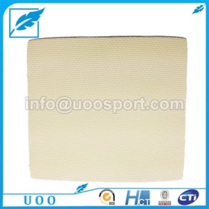 UOO white neoprene embossed sharkskin fabric