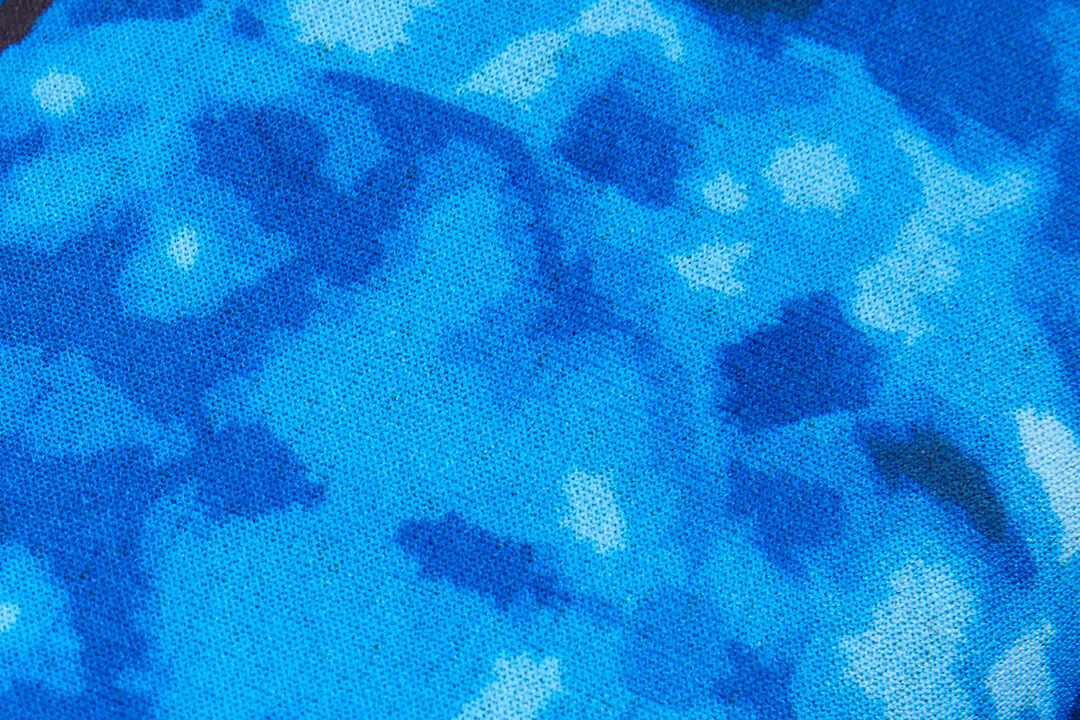 Blue Camouflage Printing Strechy Neoprene Fabric