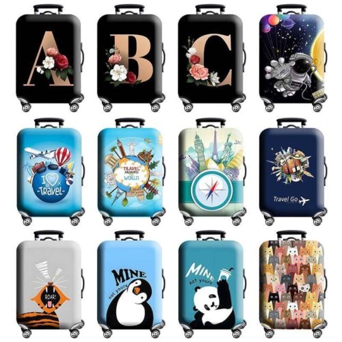 300g Polyester Spandex Scuba Fabric Printing Luggage Cover (1)