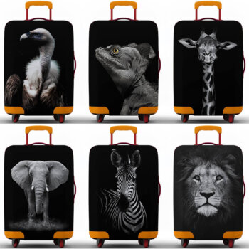 300g Polyester Spandex Scuba Fabric Printing Luggage Cover (4)