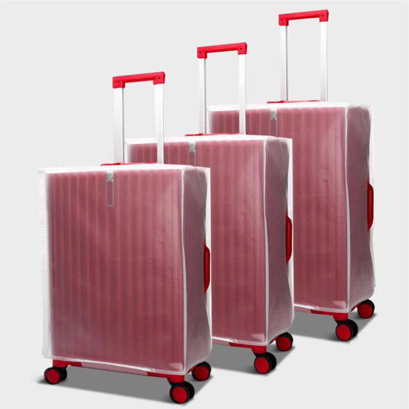 Soft Frosted EVA Luggage Cover (2)