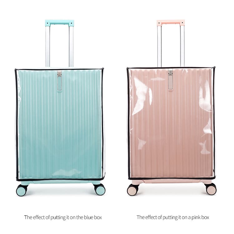 Soft Transparent PVC Luggage Cover (2)