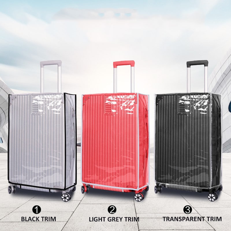 Soft Transparent PVC Luggage Cover (4)