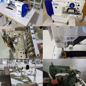 Worker operating industrial sewing machine for neoprene product stitching at UooSport